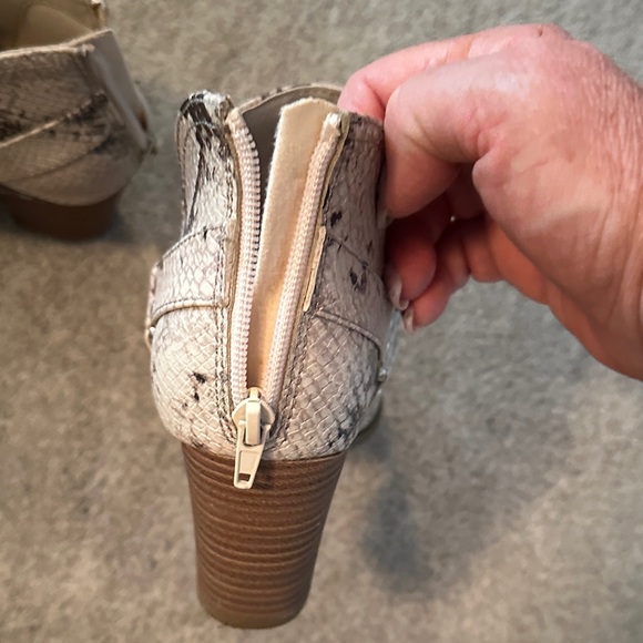 Snakeskin Ankle Boots - Picture 3 of 3